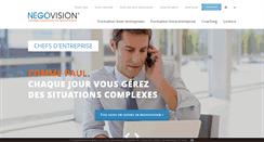Desktop Screenshot of negovision.fr